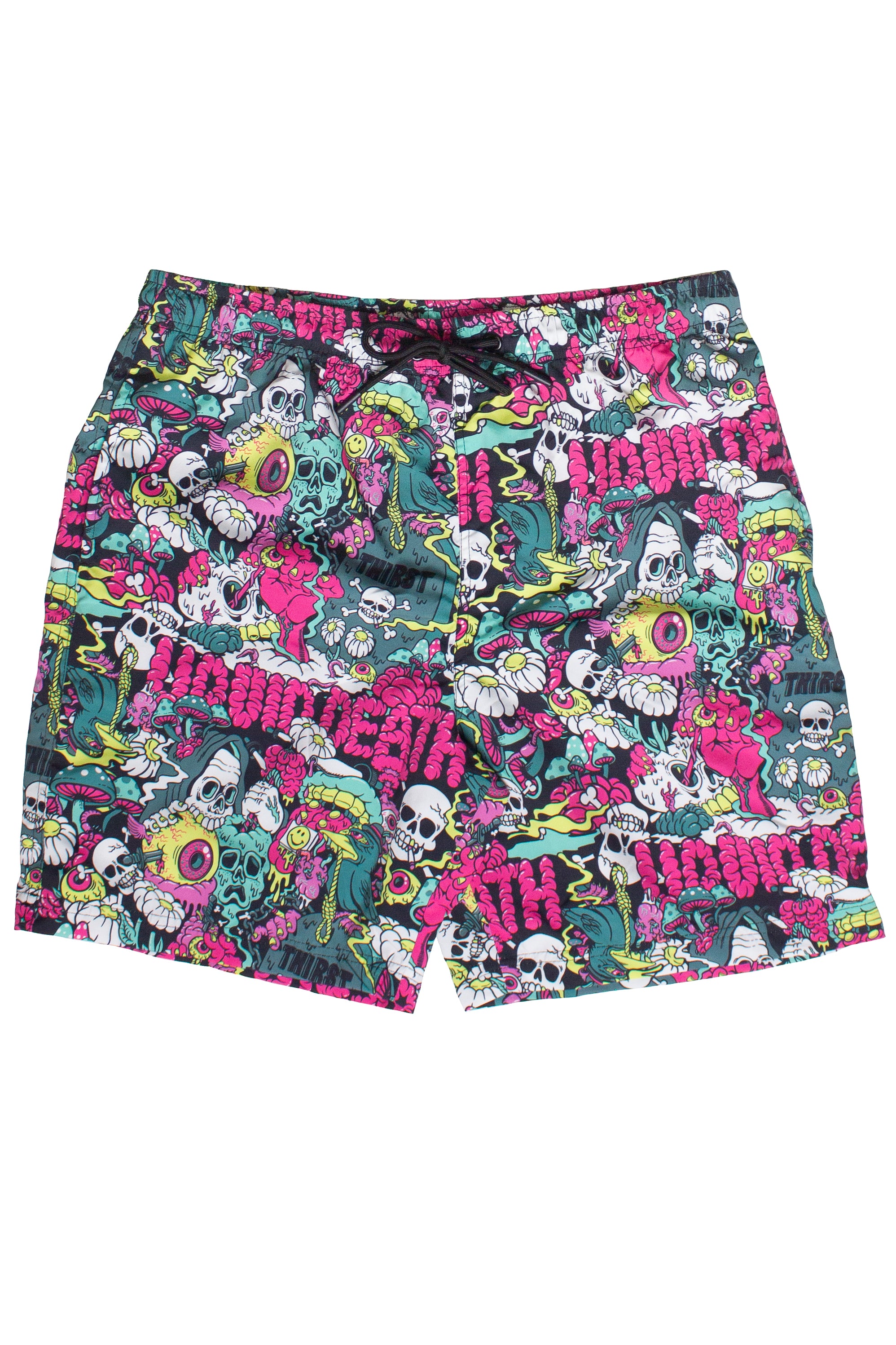 Liquid Death Skull Graffiti Swim Shorts
