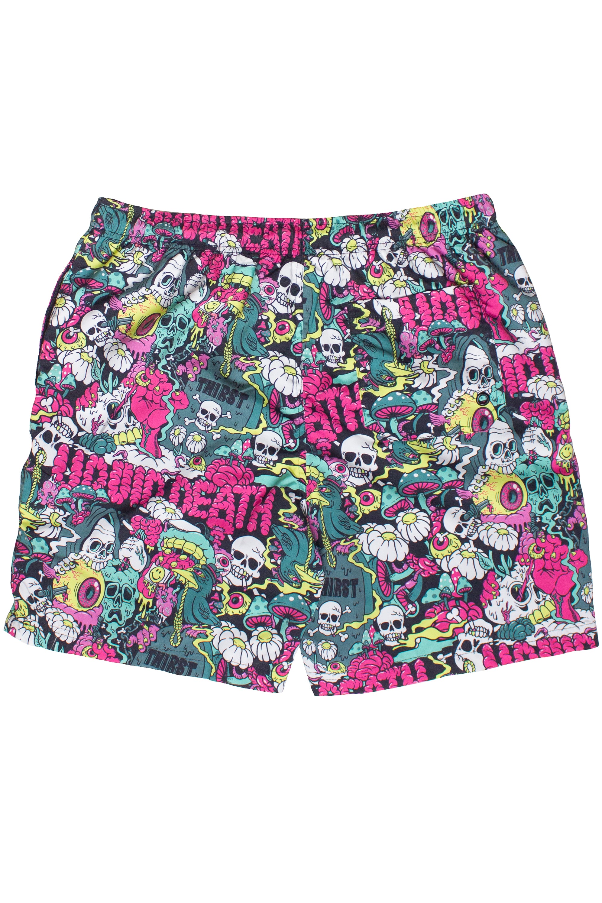Liquid Death Skull Graffiti Swim Shorts