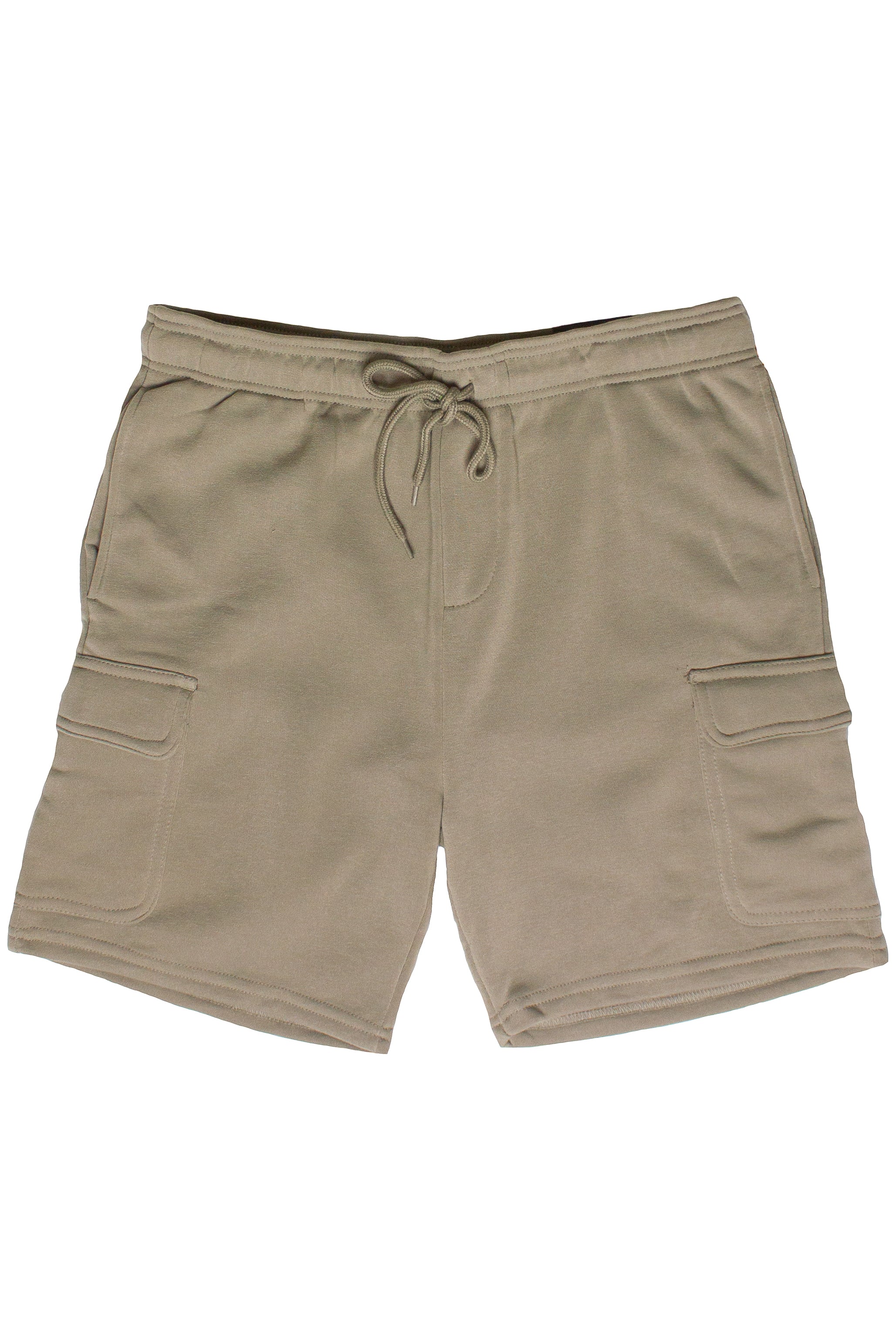 Fleece Cargo Sweatshorts - Army Green