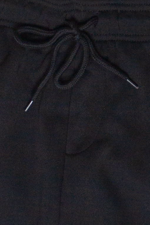 Fleece Cargo Sweatshorts - Black