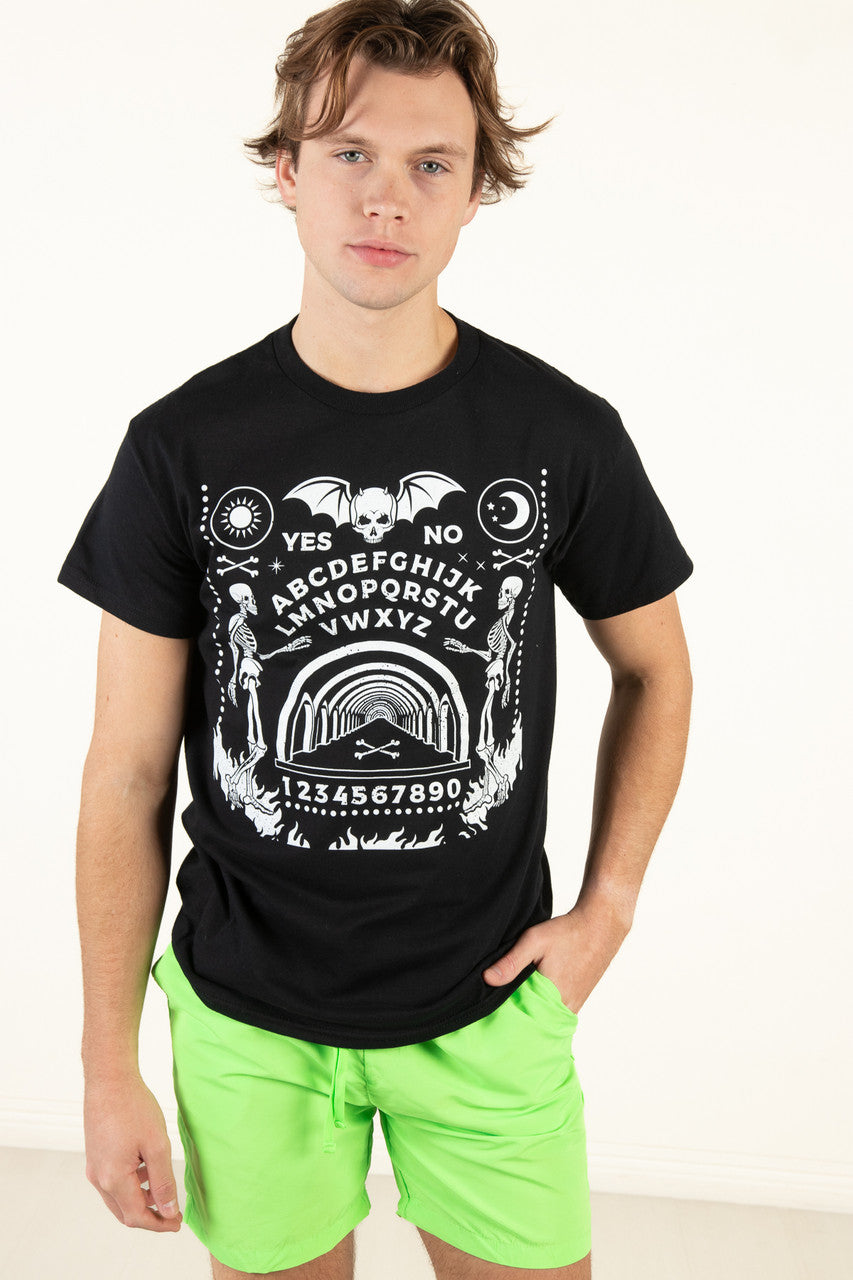Skeleton Spirit Board Graphic Tee