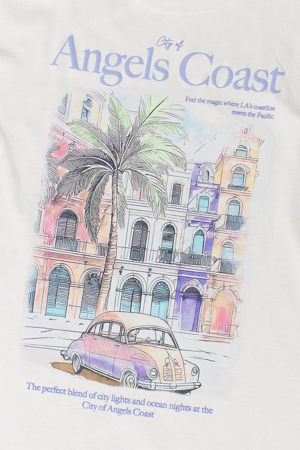 Angelino Beach Graphic T-Shirt