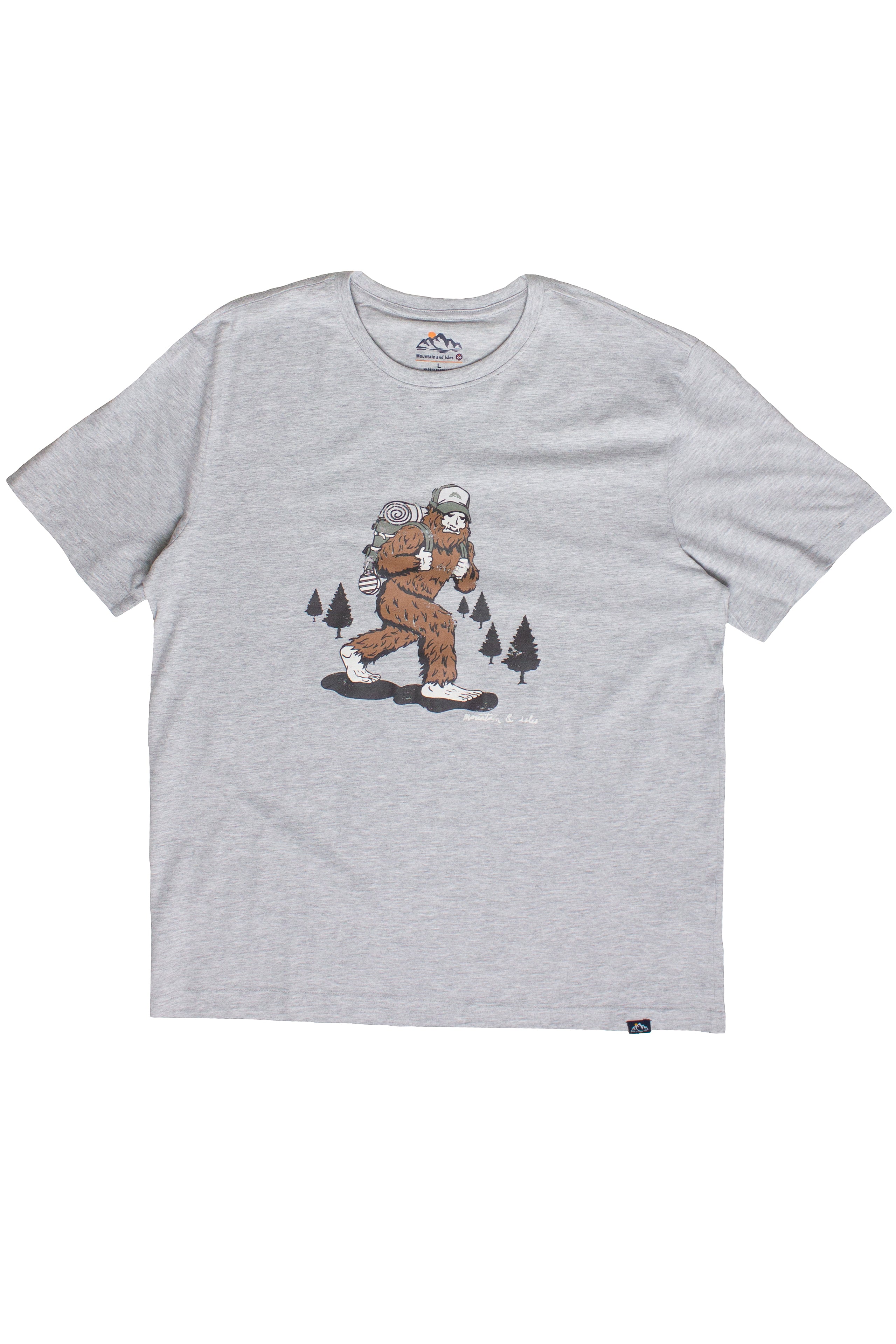 Outdoor Adventures Graphic T-Shirt - Brown/Bigfoot