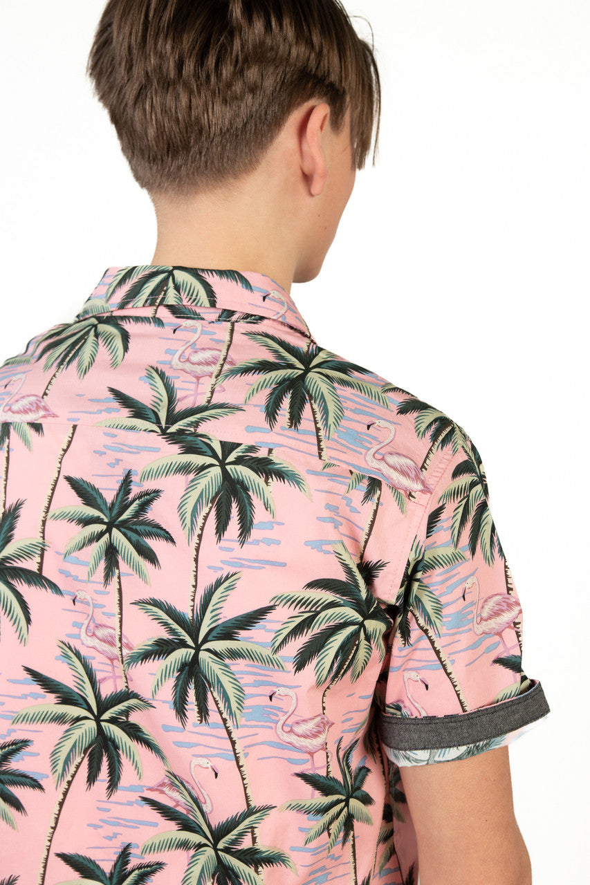 Flamingo Island Hawaiian Shirt