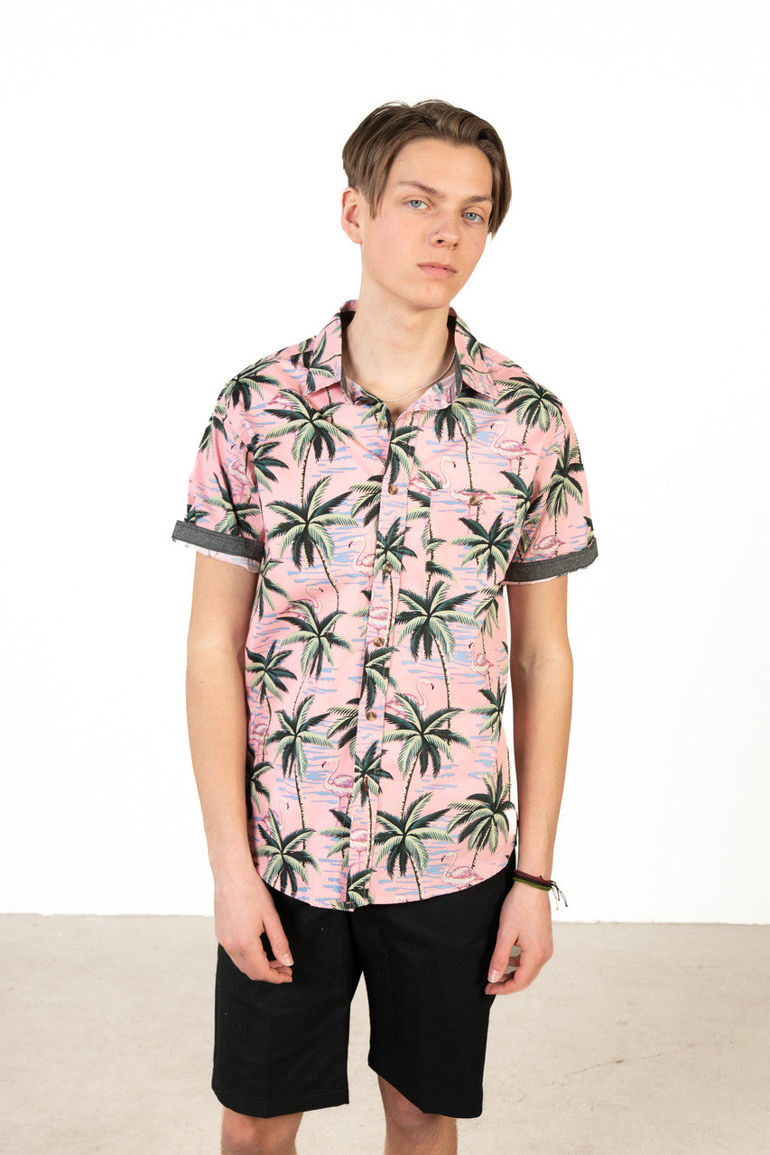 Flamingo Island Hawaiian Shirt