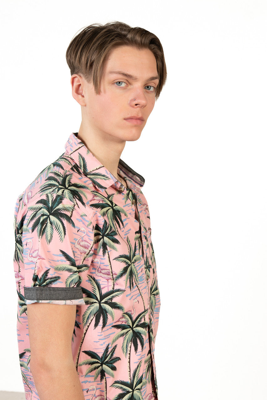 Flamingo Island Hawaiian Shirt
