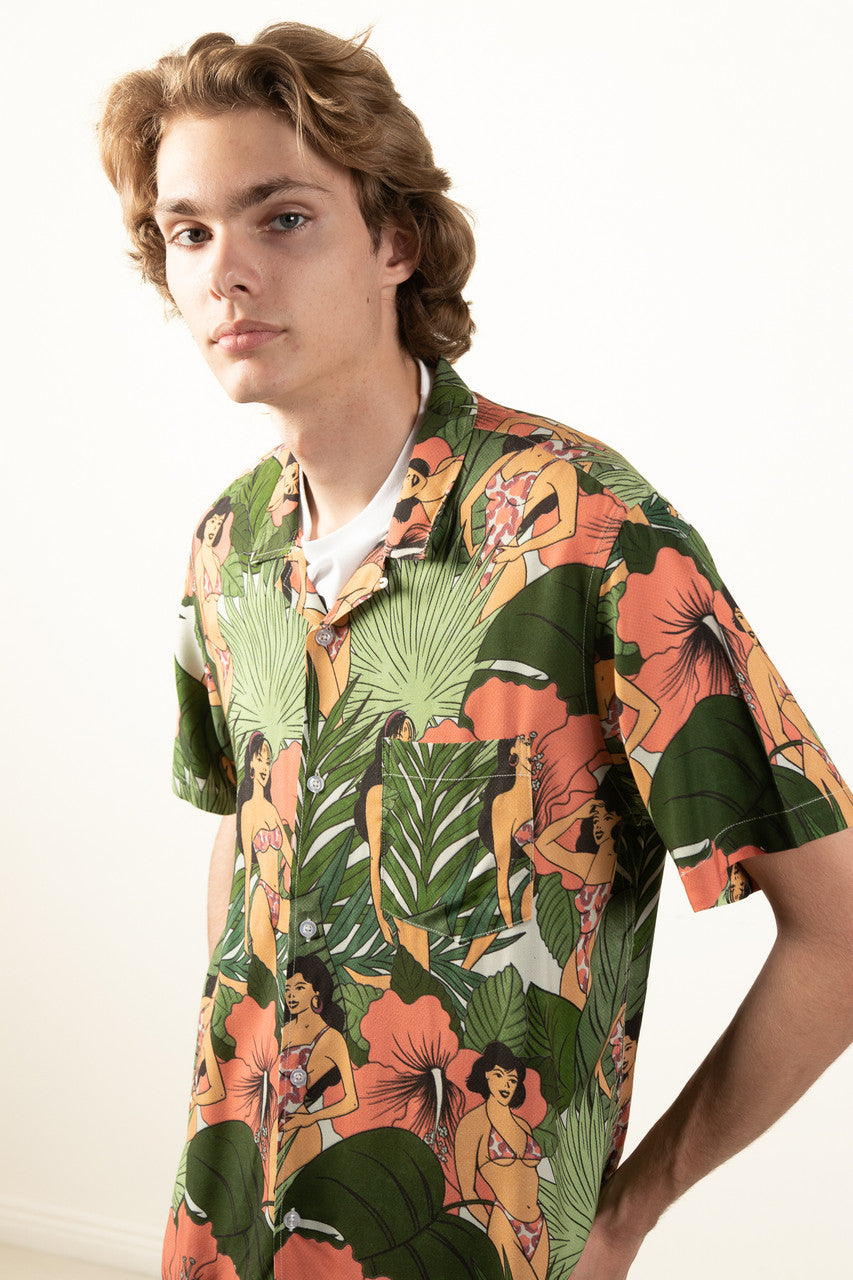 Beach Babe Button Up Shirt