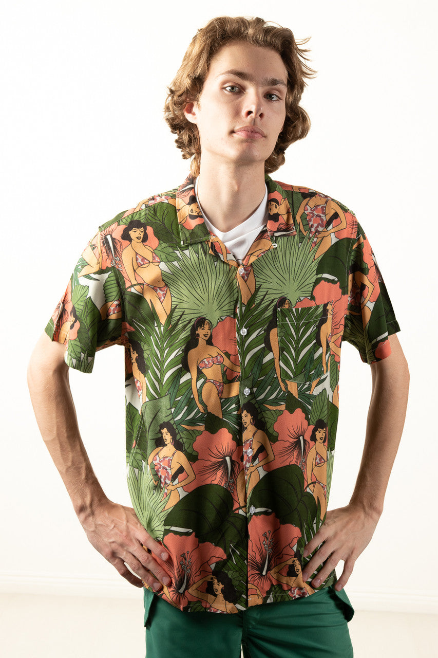 Beach Babe Button Up Shirt