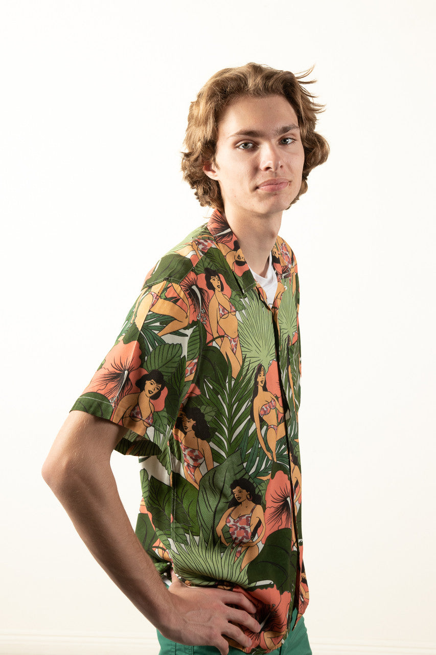 Beach Babe Button Up Shirt