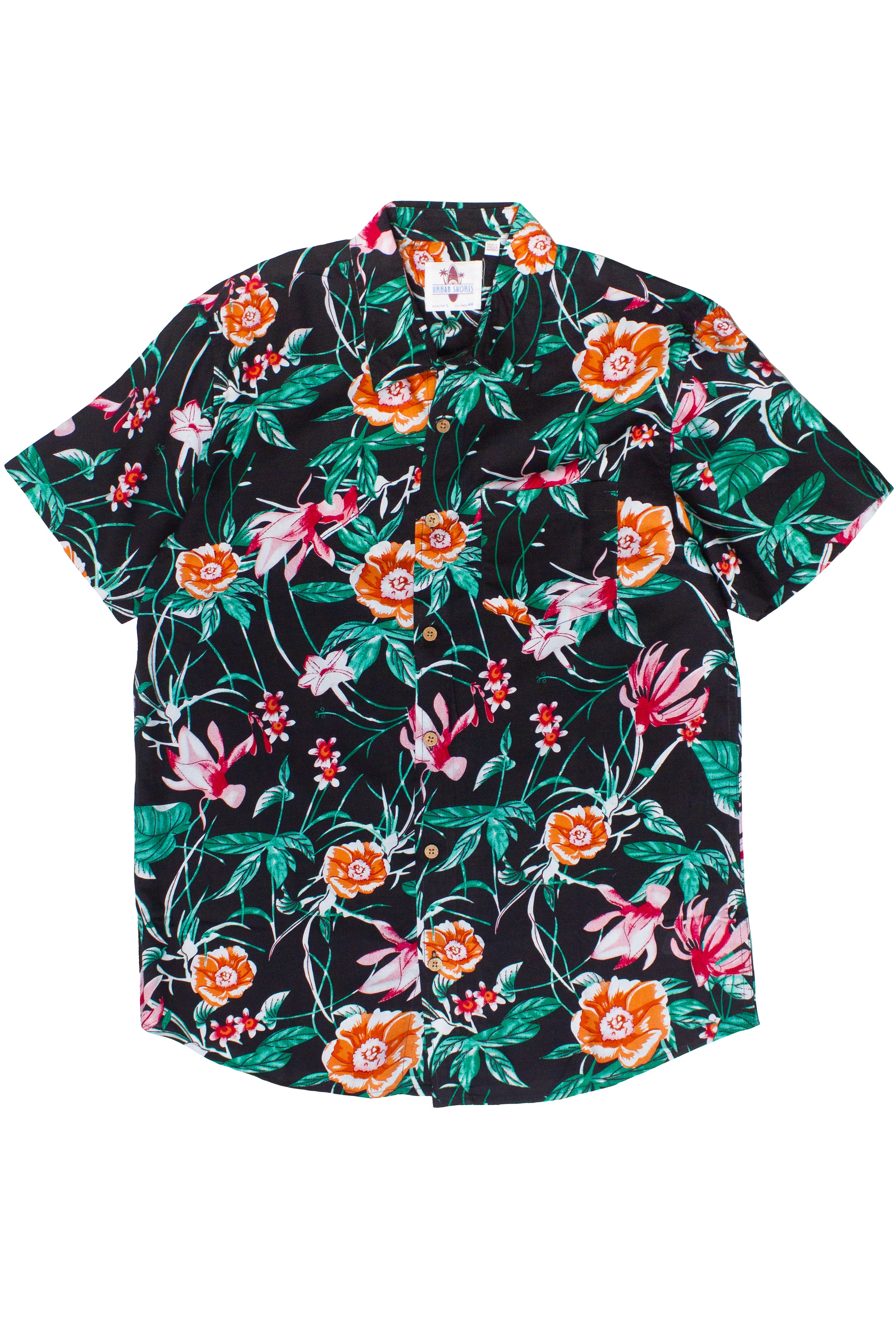 Vibrant Florals Hawaiian Shirt