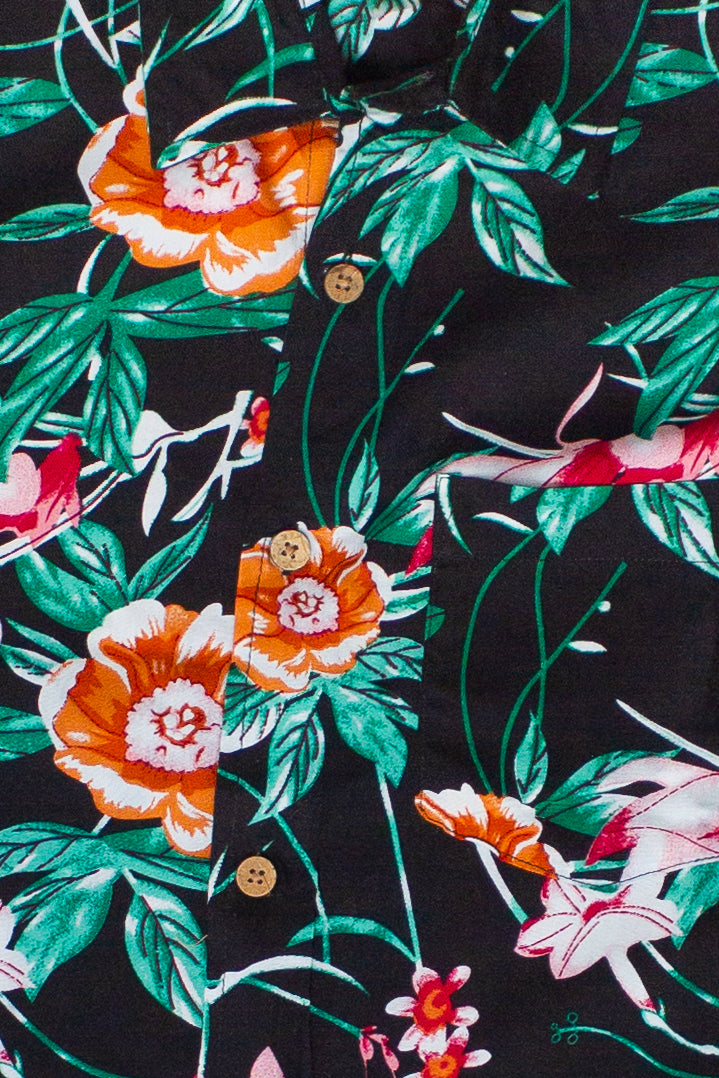 Vibrant Florals Hawaiian Shirt