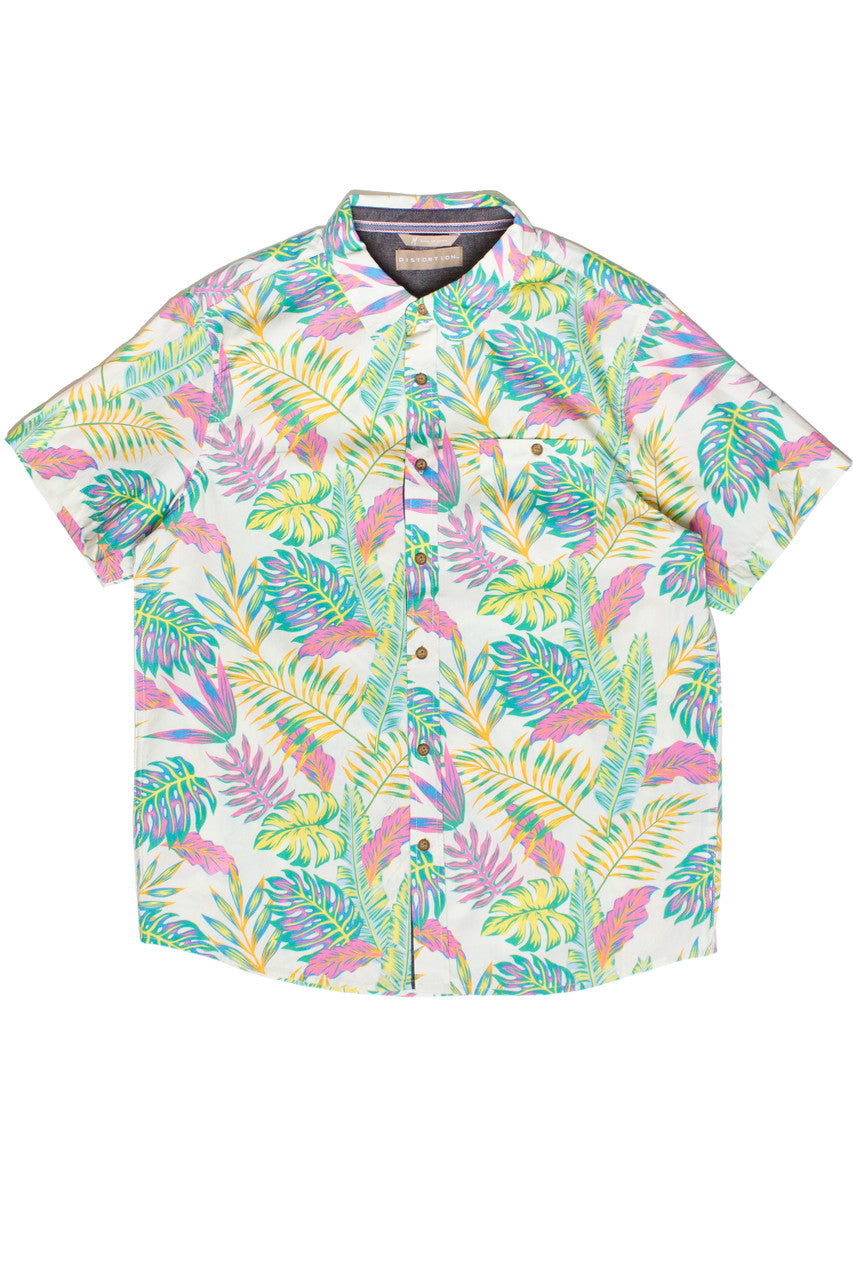 Neon Tropics Button Up Shirt