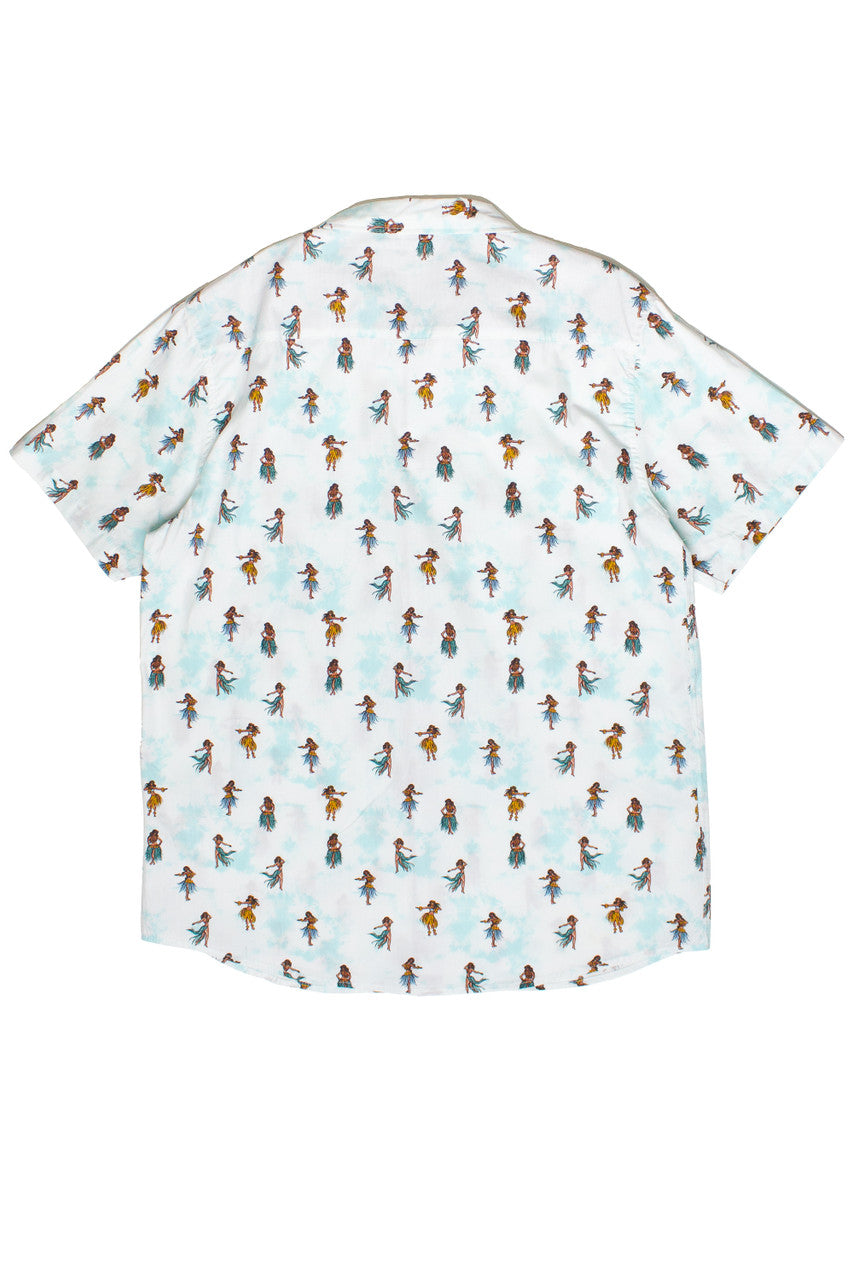Hula Dancers Button Up Shirt