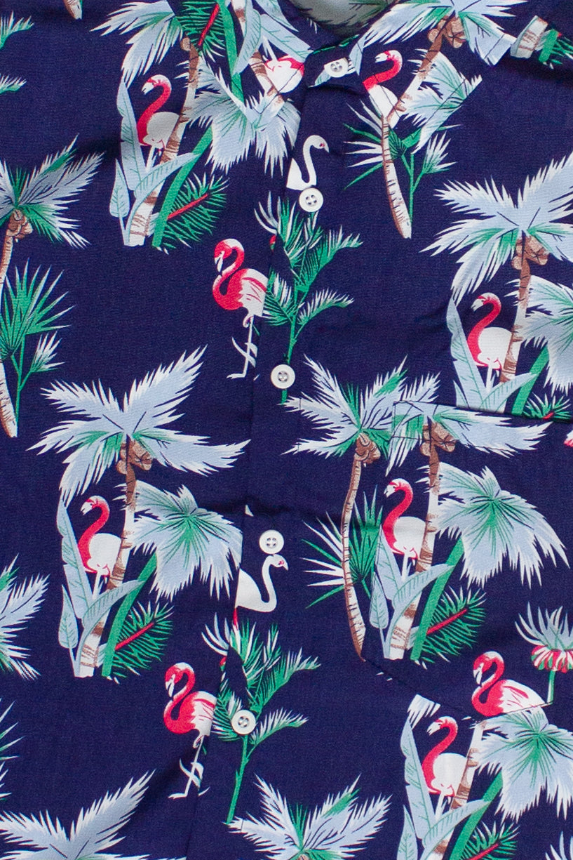 Flamingo Island Hawaiian Shirt