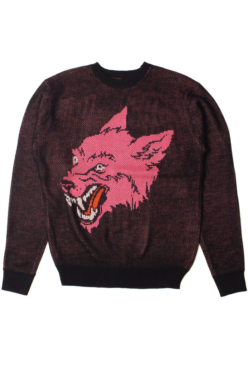 Pink Wolf Sweater
