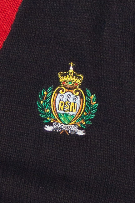 Embroidered Emblem Varsity Cardigan