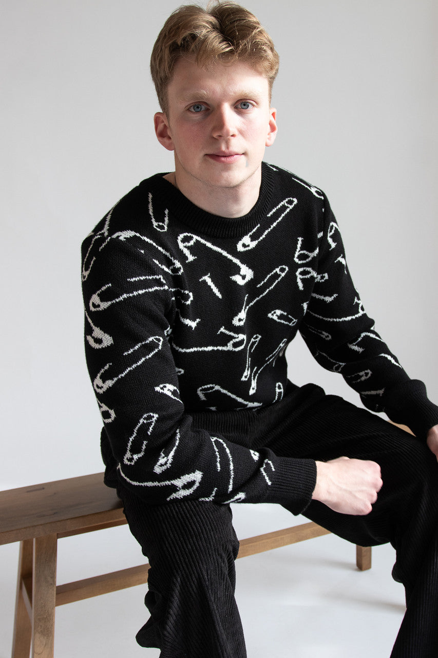 Safety Pins Sweater