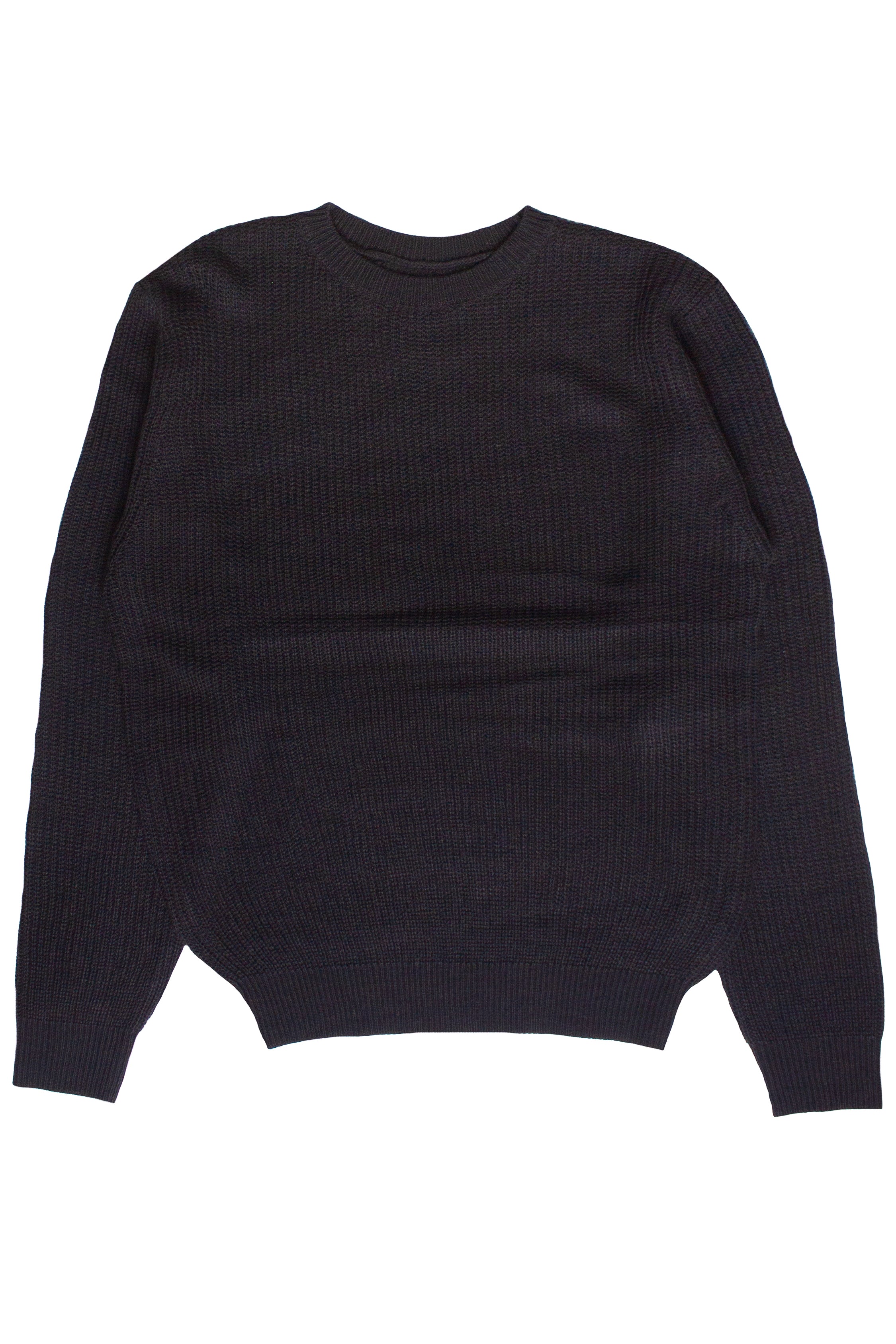 Shaker Knit Sweater - Black