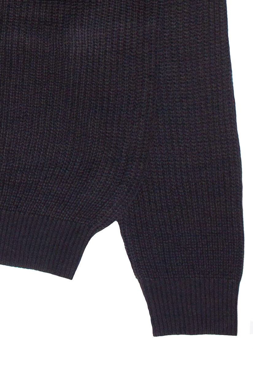 Shaker Knit Sweater - Black