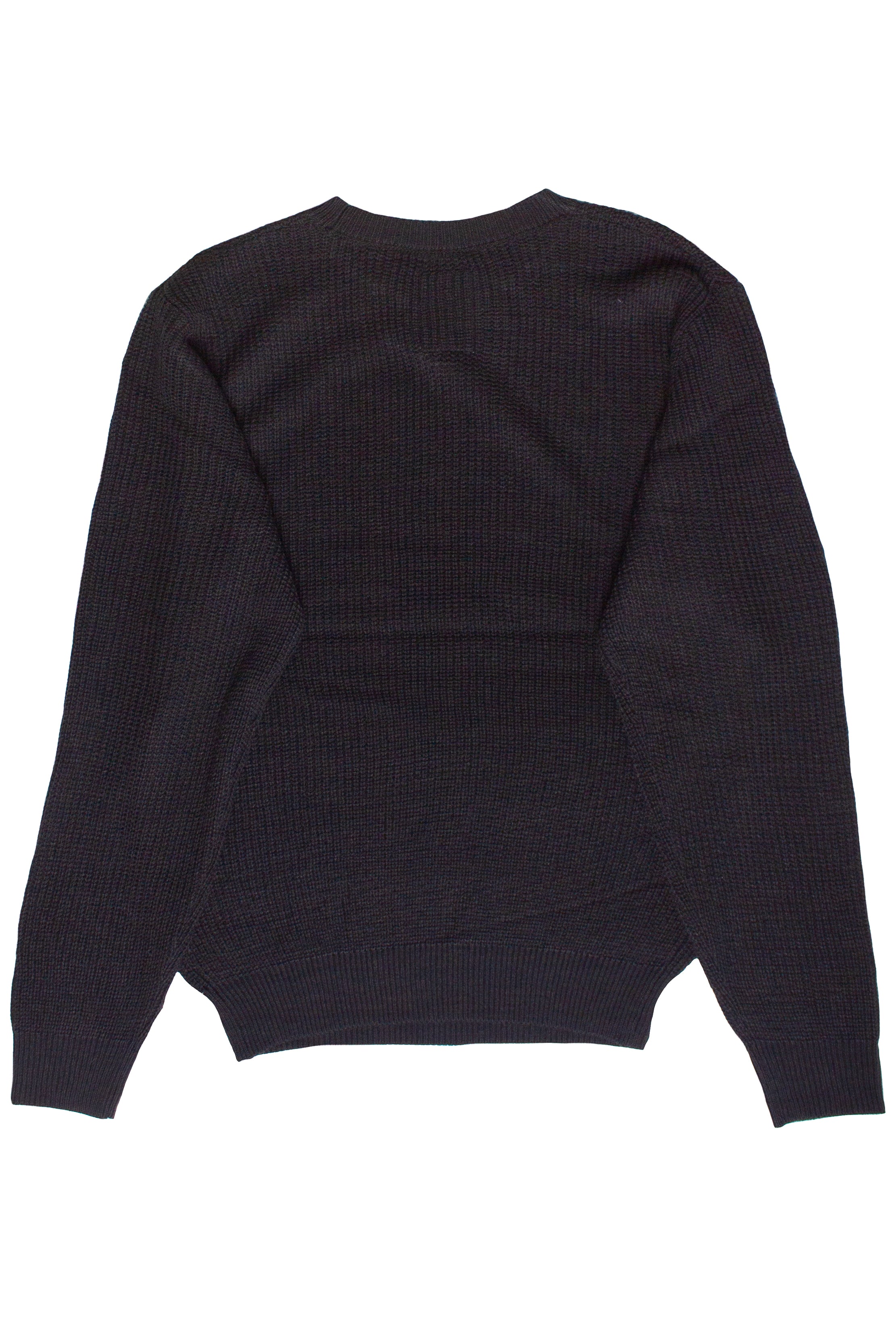Shaker Knit Sweater - Black