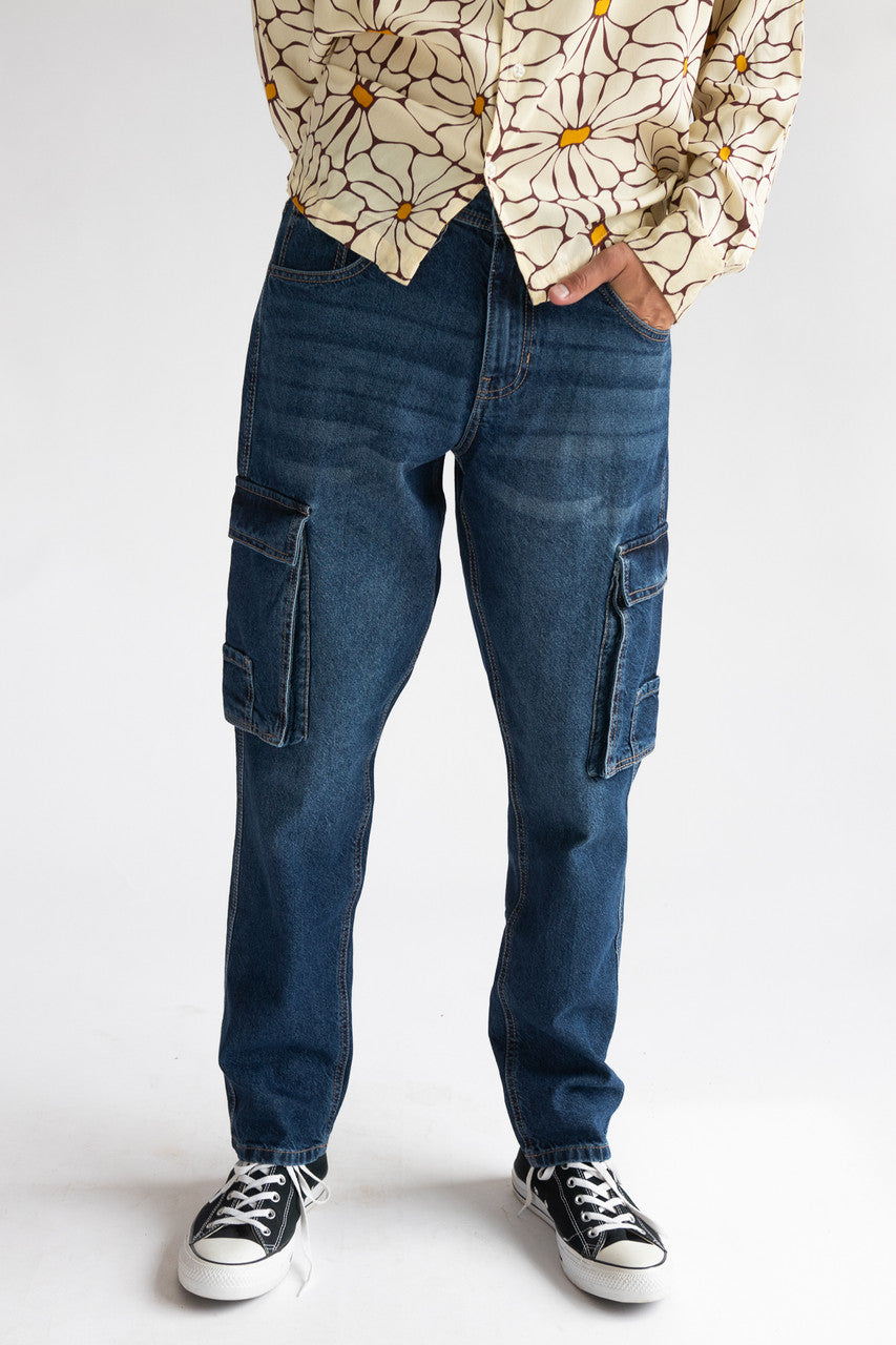 Cargo Pocket Jeans