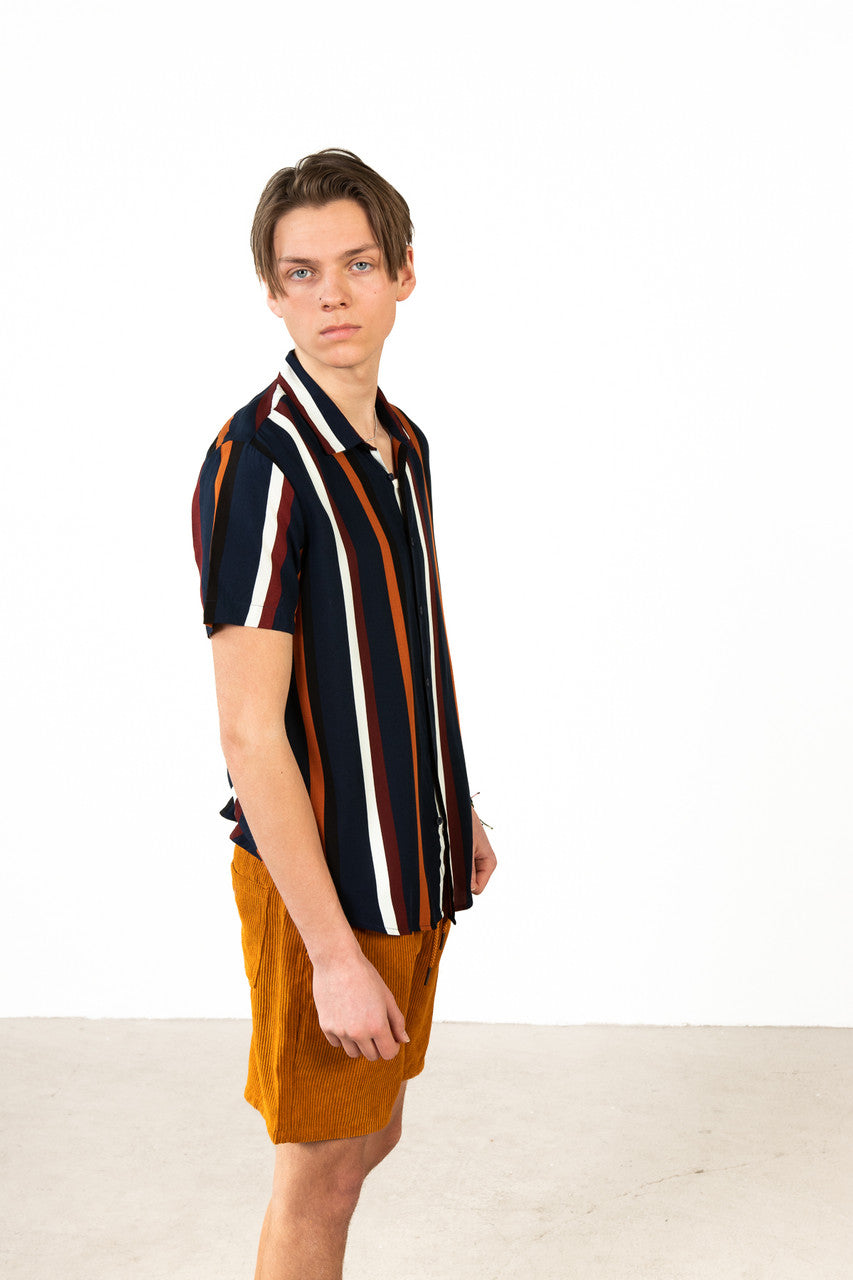 Midnight Autumn Button Up Shirt