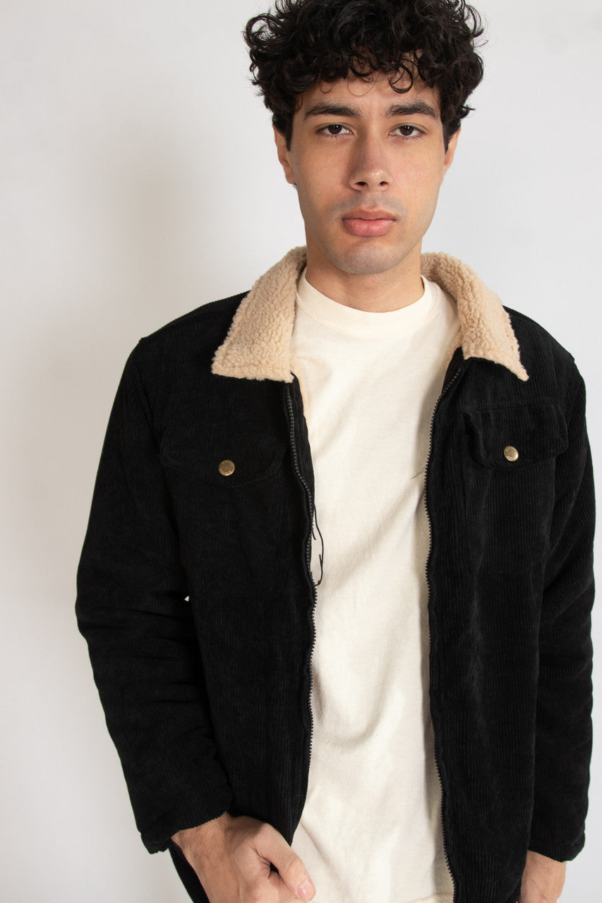 Sherpa Lined Corduroy Jacket