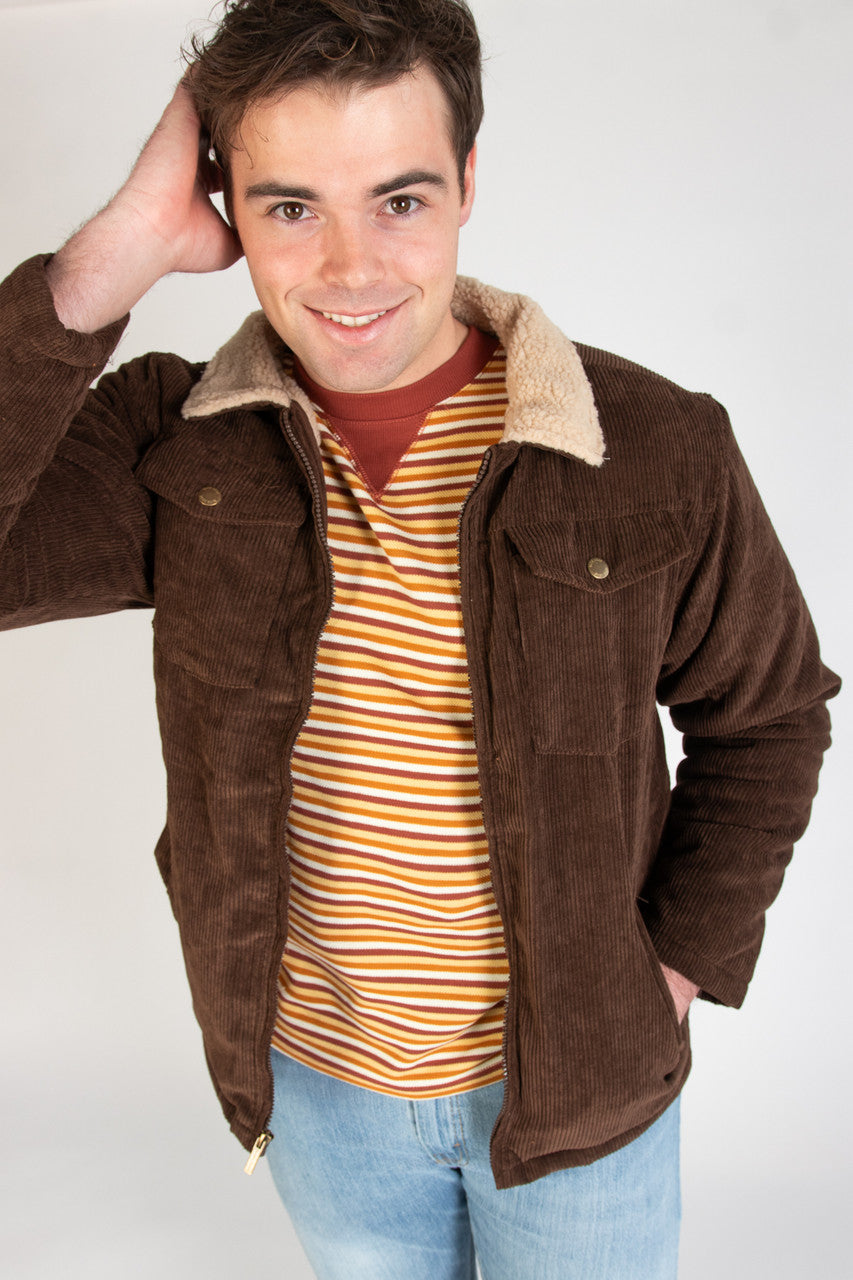 Sherpa Lined Corduroy Jacket