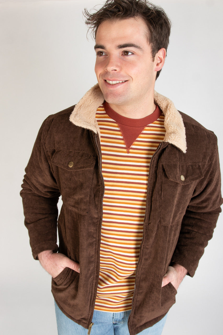 Sherpa Lined Corduroy Jacket