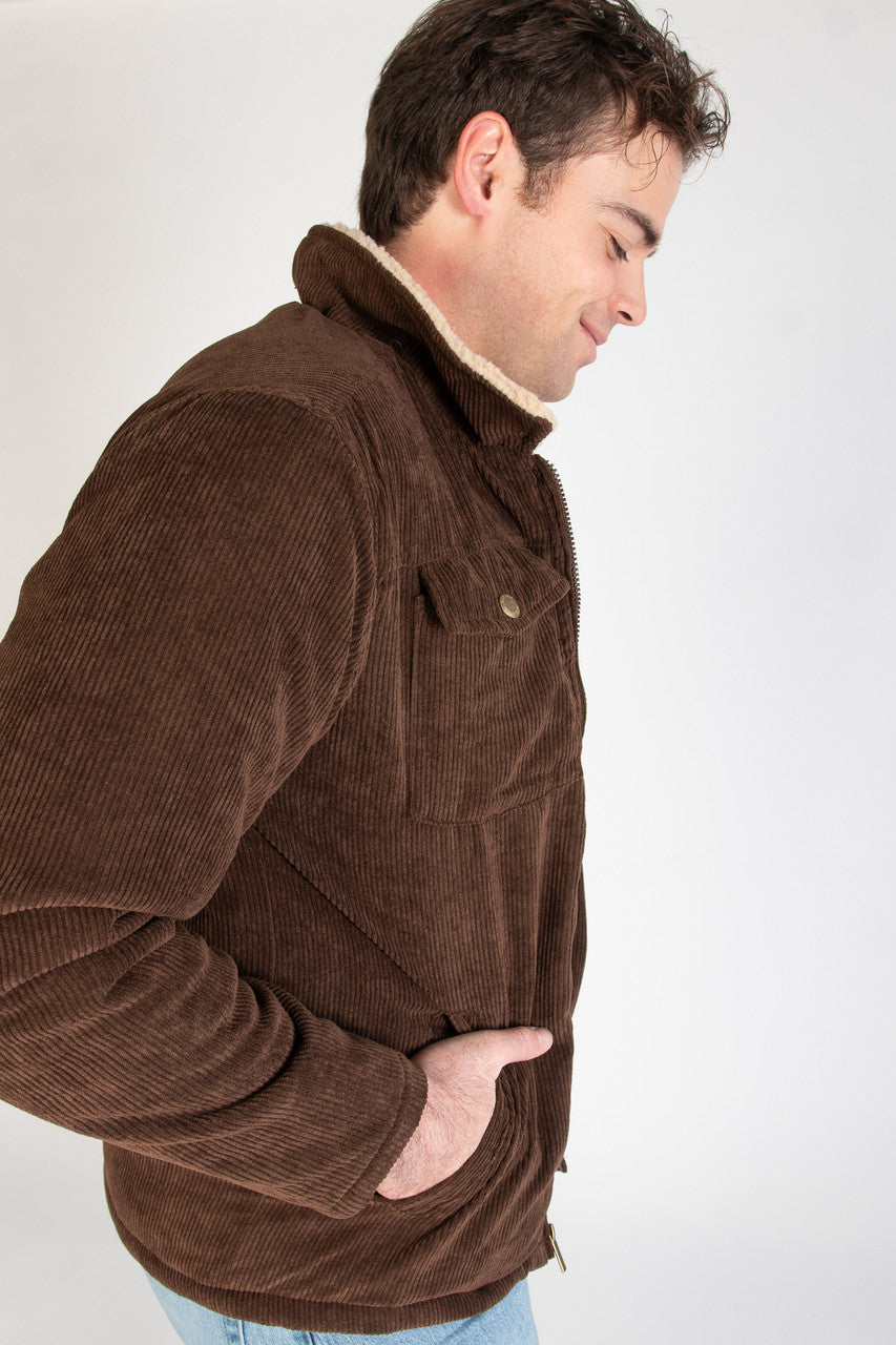Sherpa Lined Corduroy Jacket