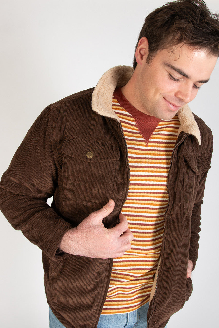 Sherpa Lined Corduroy Jacket