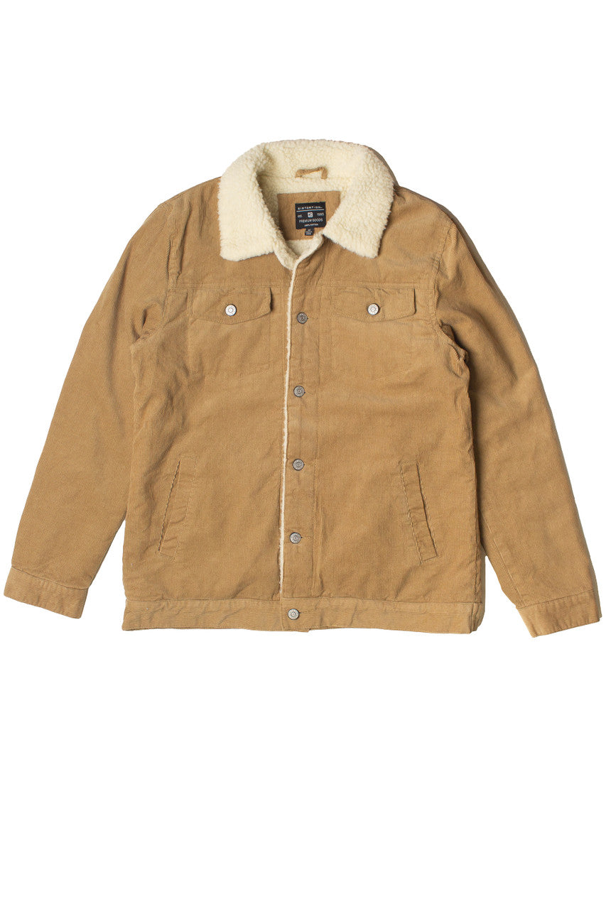 Corduroy Sherpa Lined Trucker Jacket
