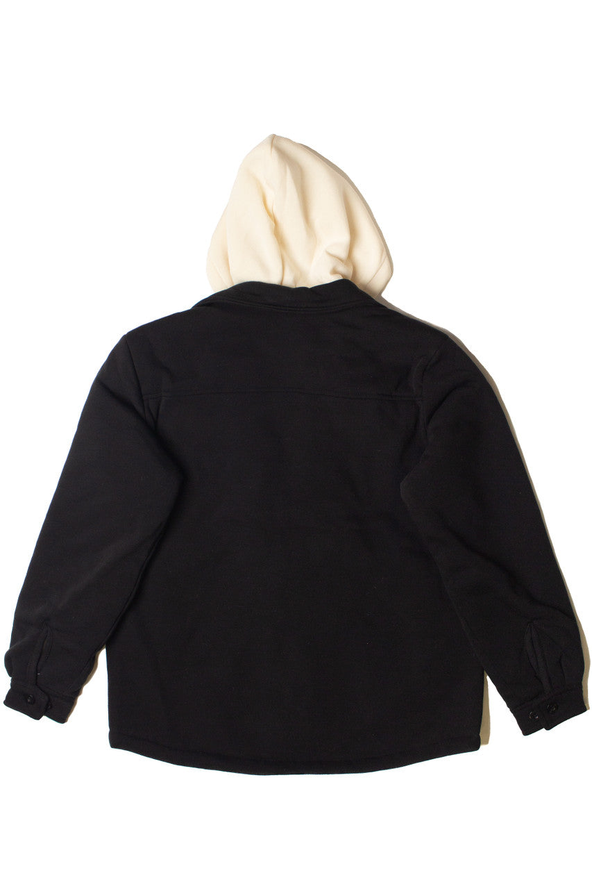 Double Layer Quilted Lining Hoodie Jacket