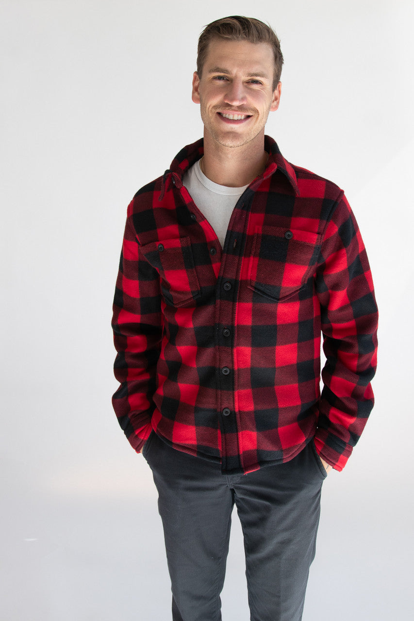 Flannel Sherpa Jacket