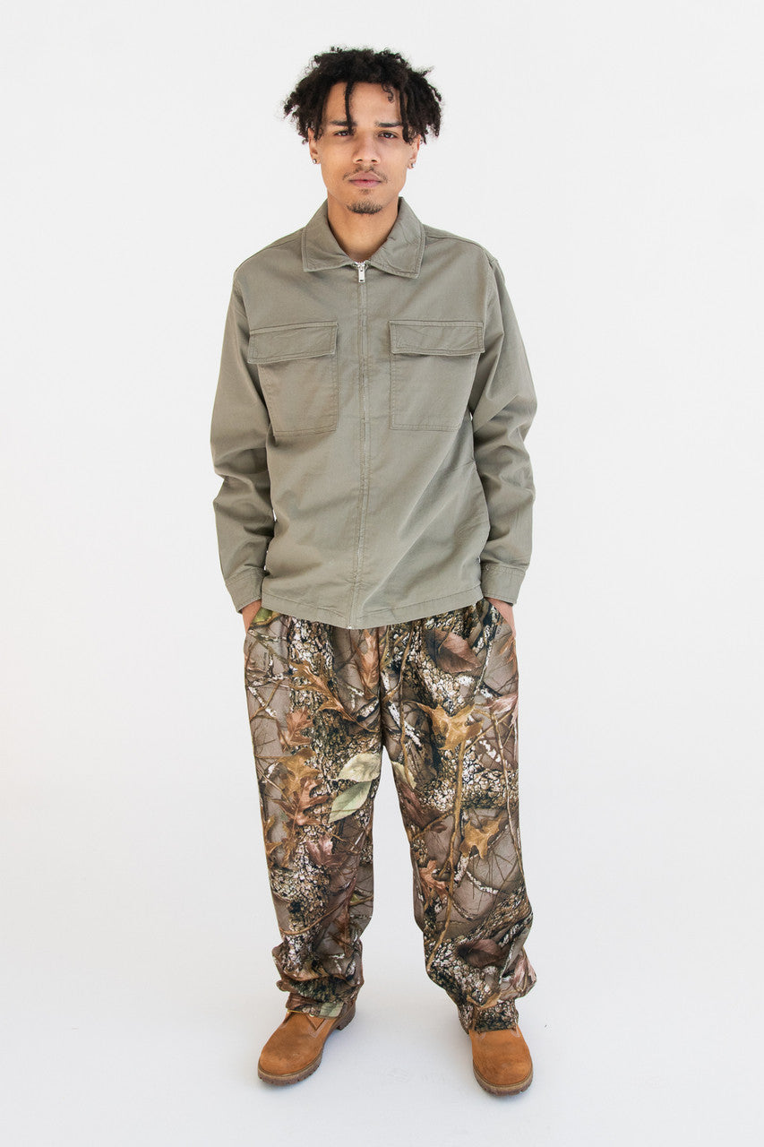 Forest Sage Lightweight Zip Up Jacket