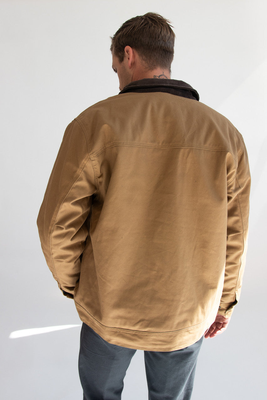 Sherpa Lined Canvas Work Jacket