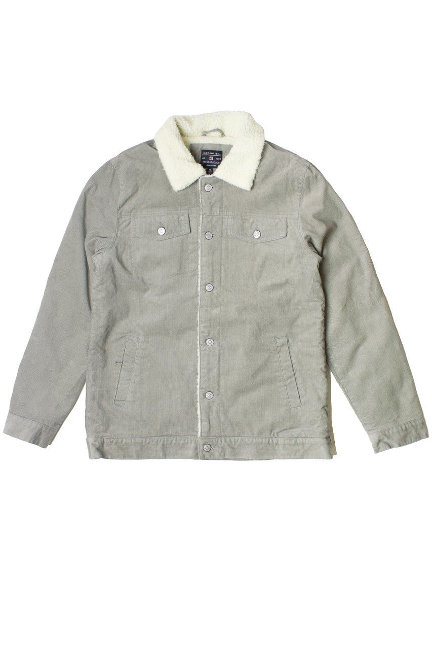 Corduroy Sherpa Lined Trucker Jacket