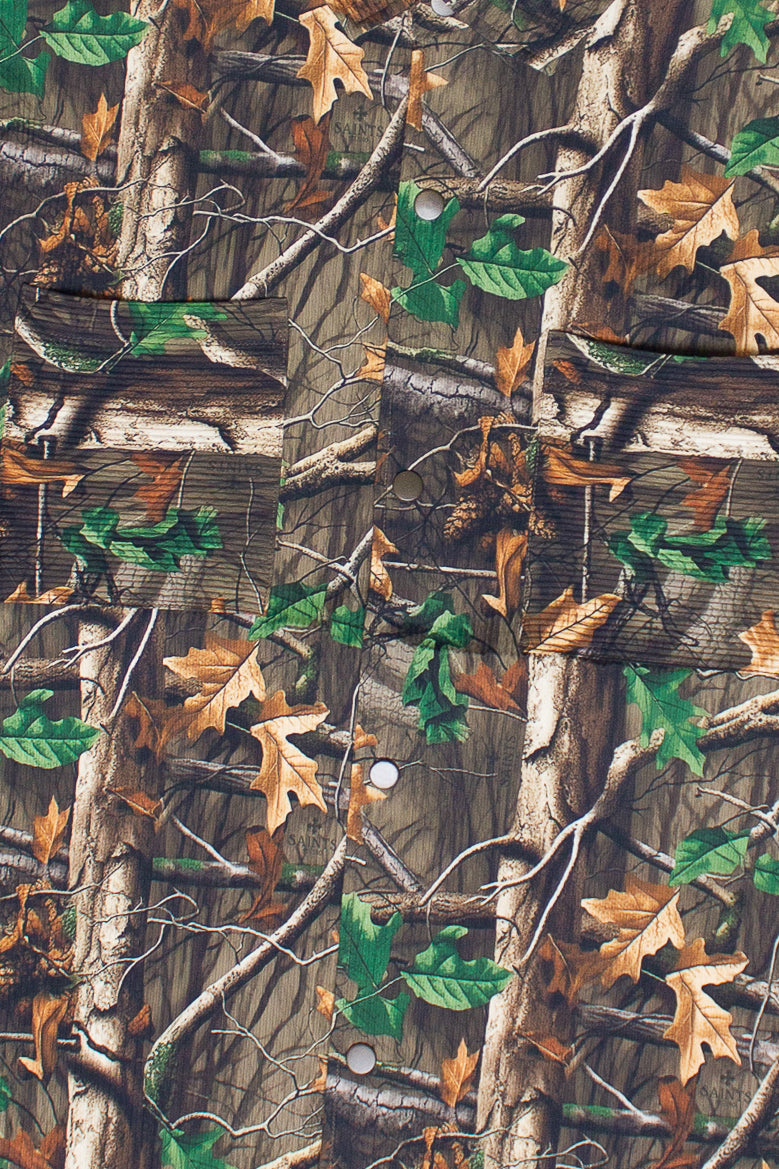 Textured Woodland Camo Jacket