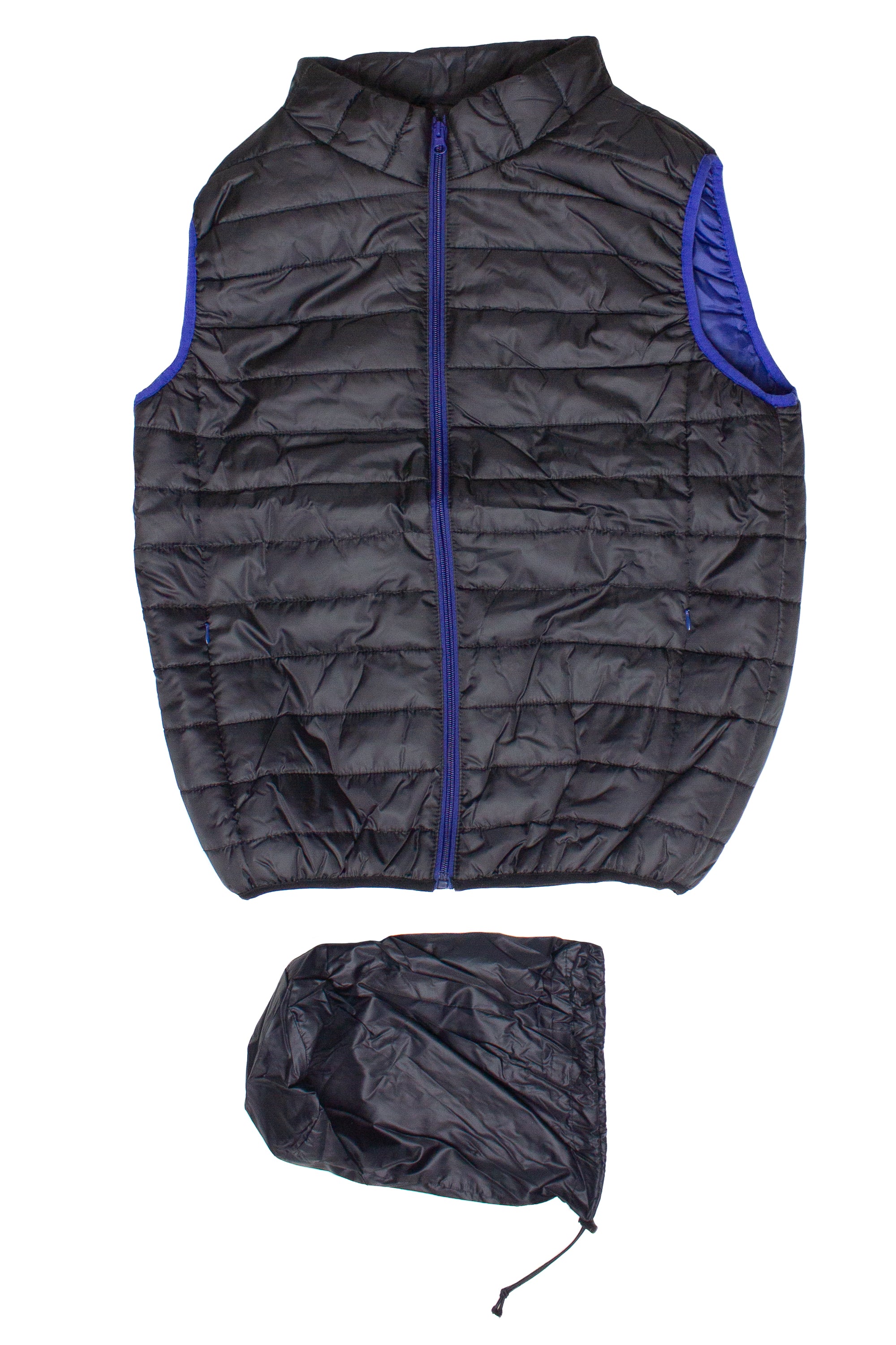 Packable Puffer Vest - Black
