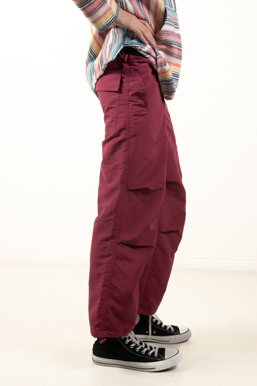 Berry Parachute Pants