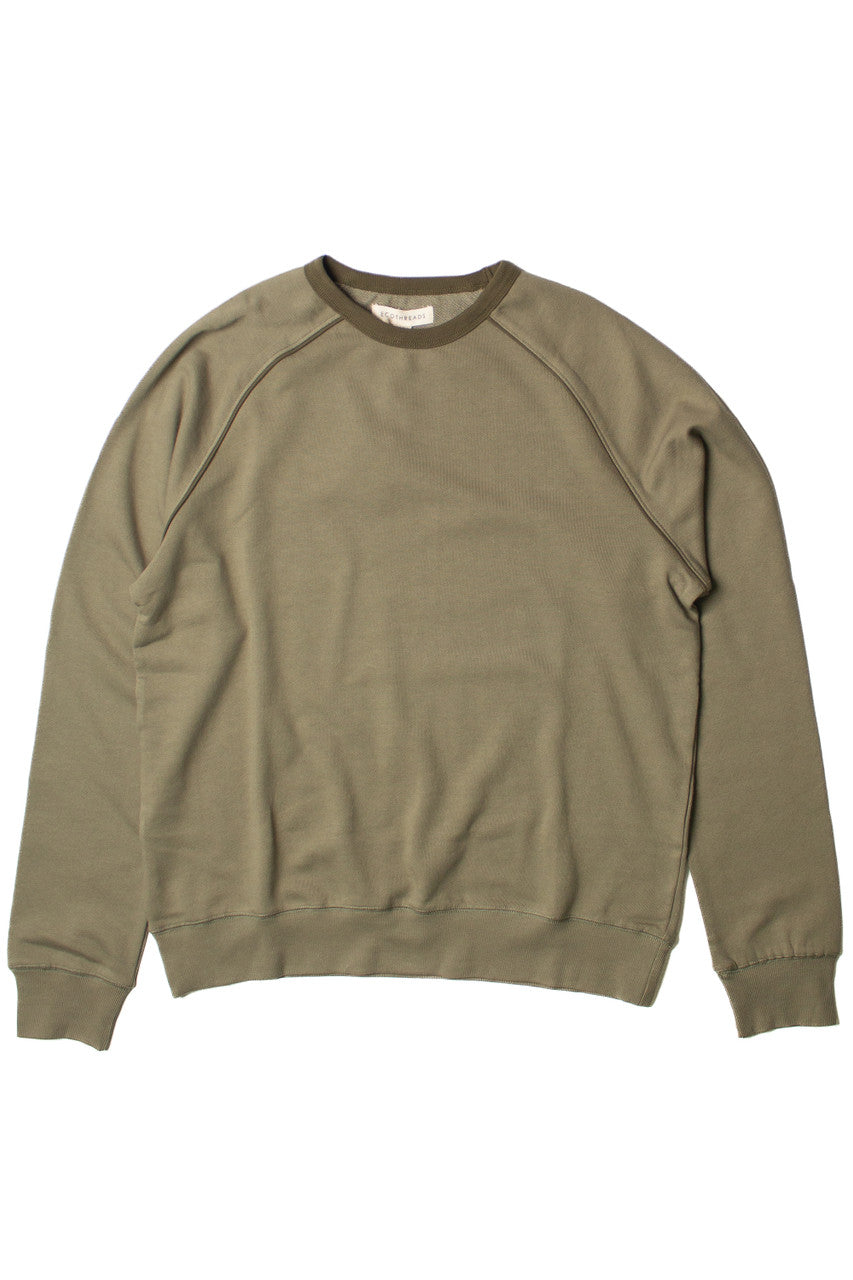Moss Green Piping Sweatshirt