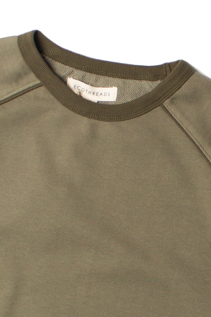 Moss Green Piping Sweatshirt