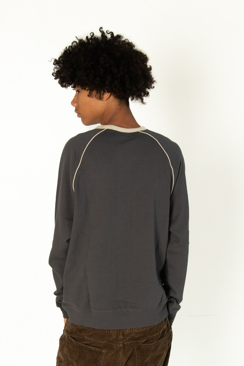 Charcoal Piping Sweatshirt