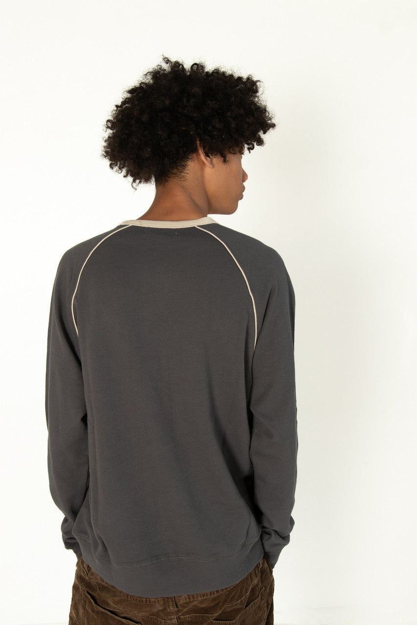 Charcoal Piping Sweatshirt