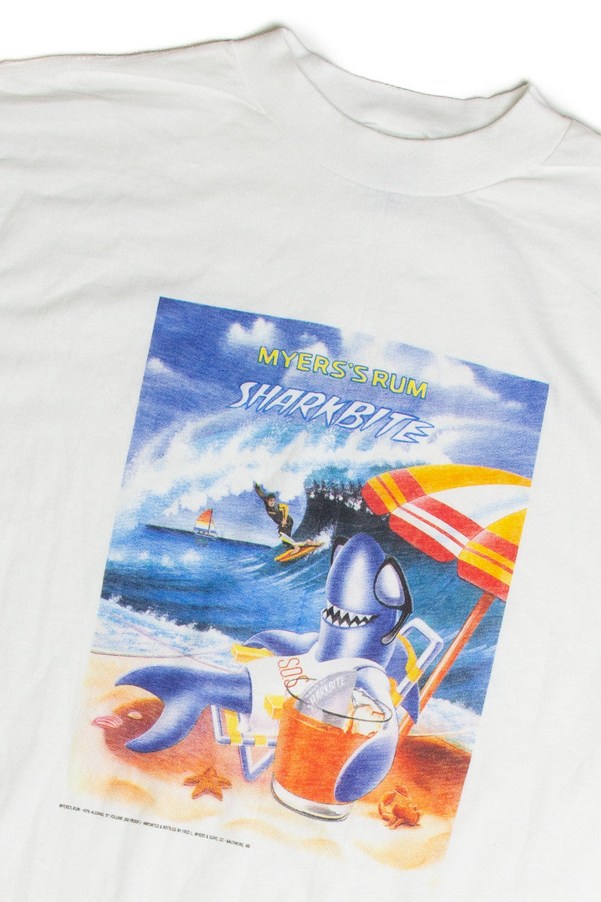 Vintage Myer's Rum Shark Bite T-Shirt