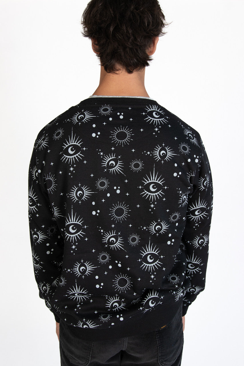 Celestial Crew Neck Sweatshirt