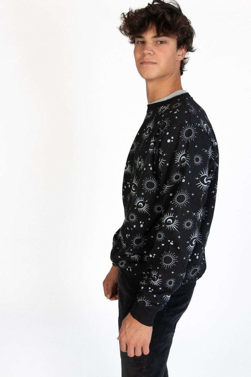 Celestial Crew Neck Sweatshirt