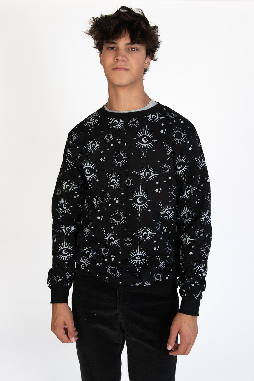 Celestial Crew Neck Sweatshirt