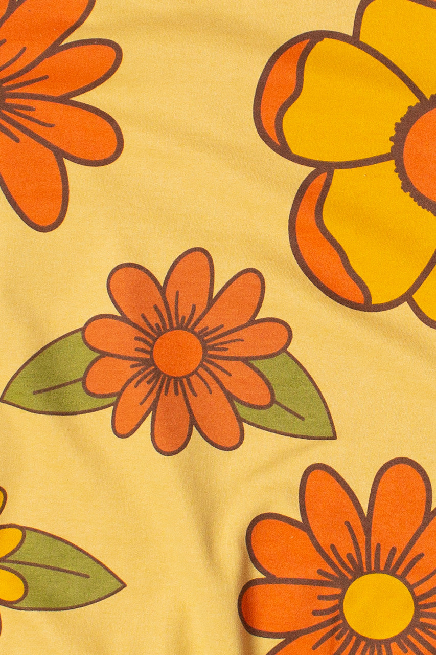 Orange Flowers Sweatshirt