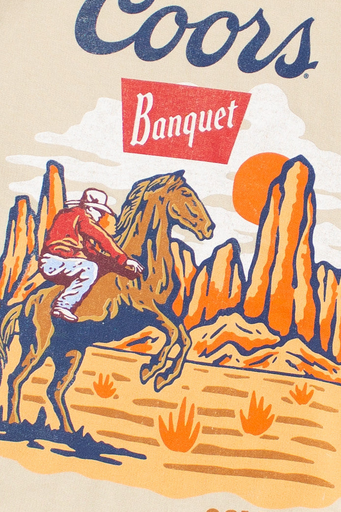 Coors Banquet Cowboy Desert Sweatshirt